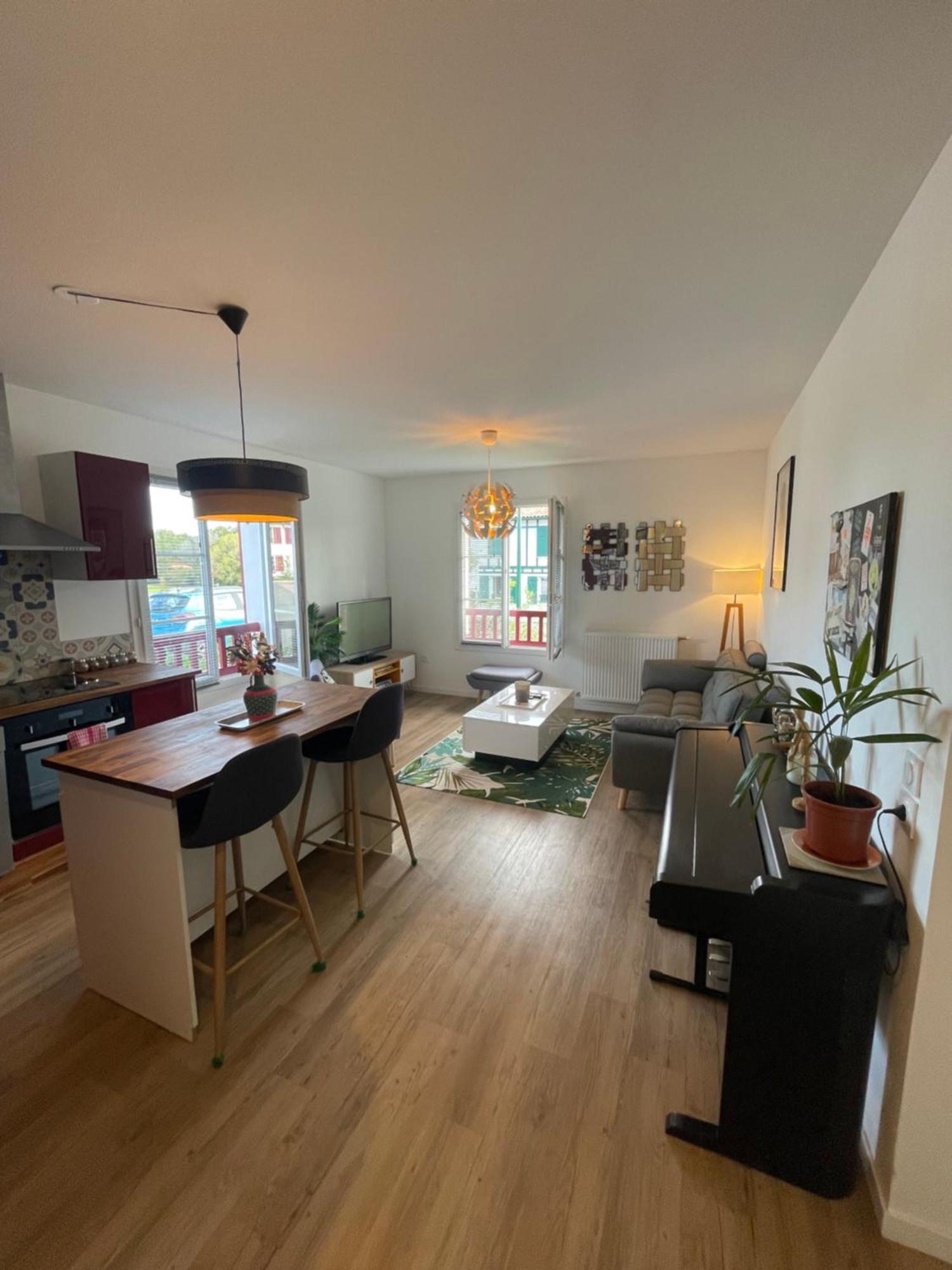 Charmant Appartement Larressore Exterior foto